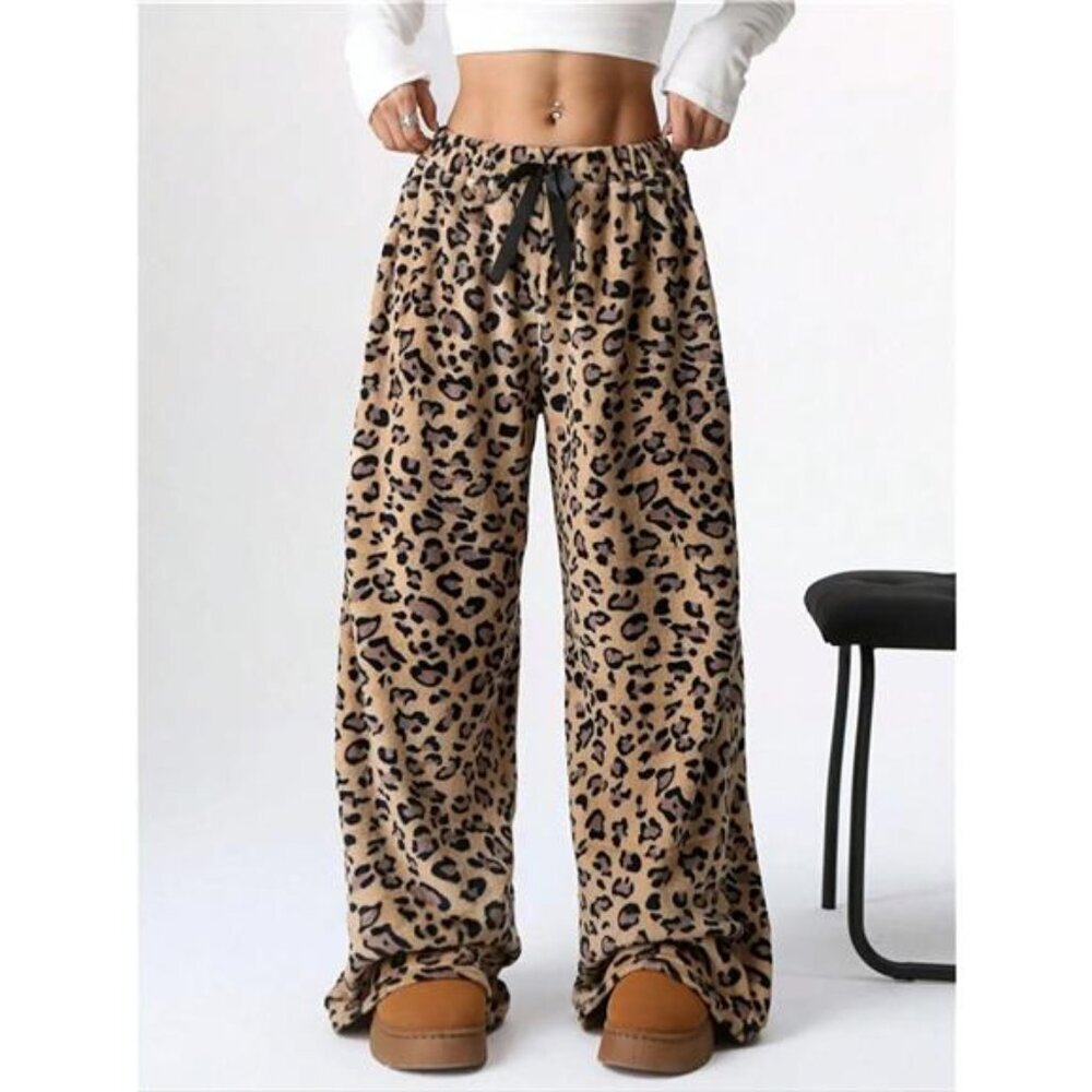 Drawstring Wide Leg Pants